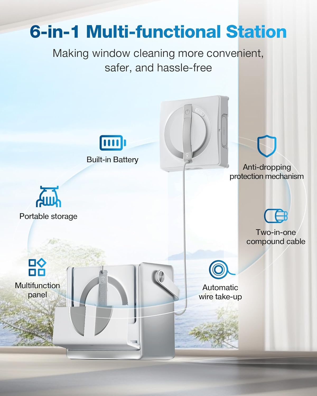 WINBOT W2 OMNI - Portable Window Cleaning Robot