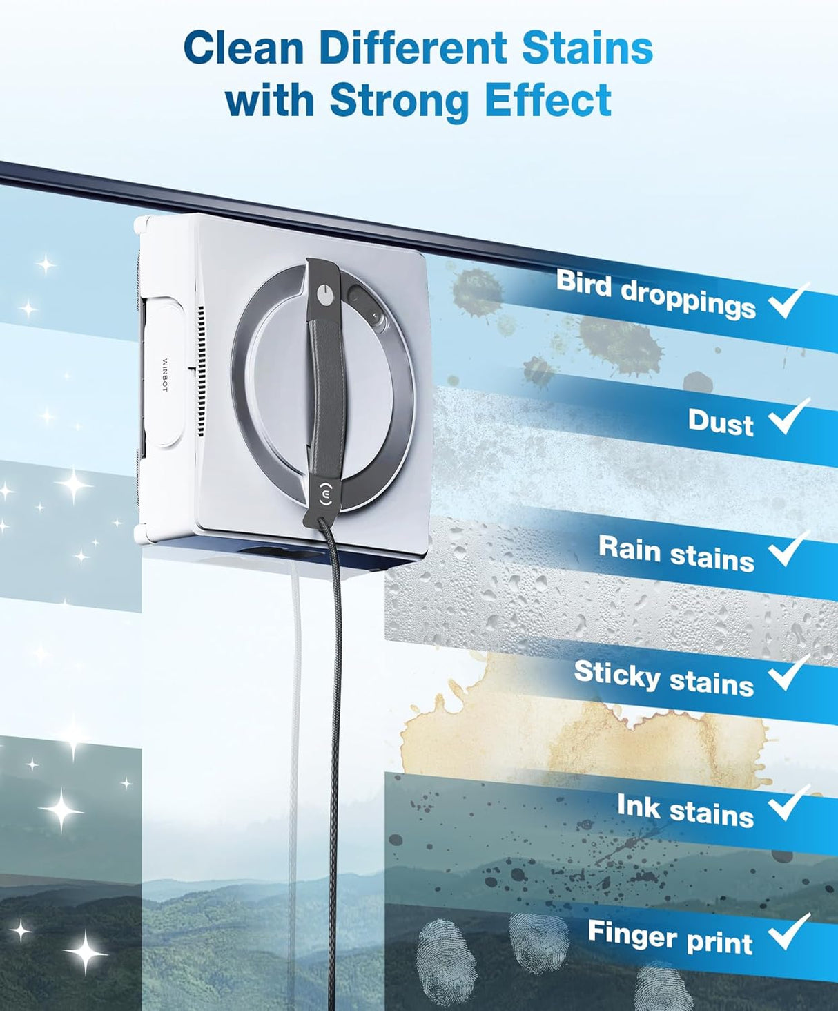 WINBOT W2 OMNI - Portable Window Cleaning Robot