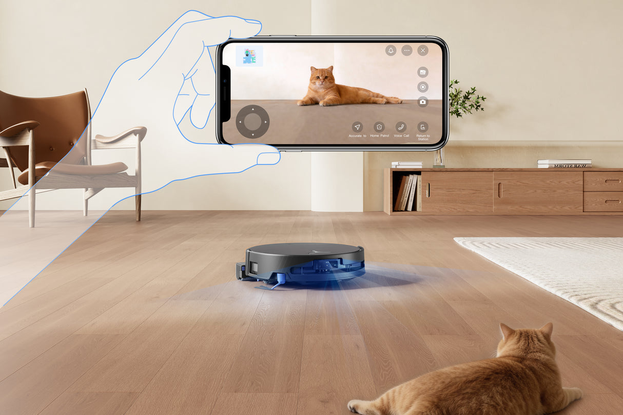 DEEBOT T90 PRO OMNI, Wet Dry Vacuum Roller, OMNI Station, 21,000Pa Suction, 280min Runtime