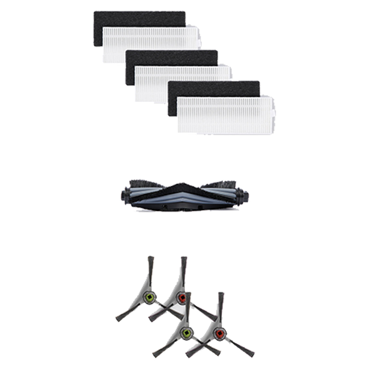 DEEBOT U2/U2 Pro Buddy Kit - 1 Main Brush, 4 Side Brush, 3 Filters - UNBOXED DEAL