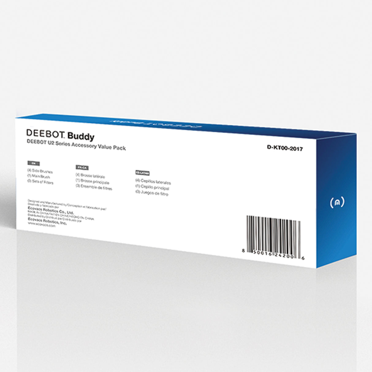 DEEBOT U2/U2 Pro Buddy Kit - 1 Main Brush, 4 Side Brush, 3 Filters - UNBOXED DEAL