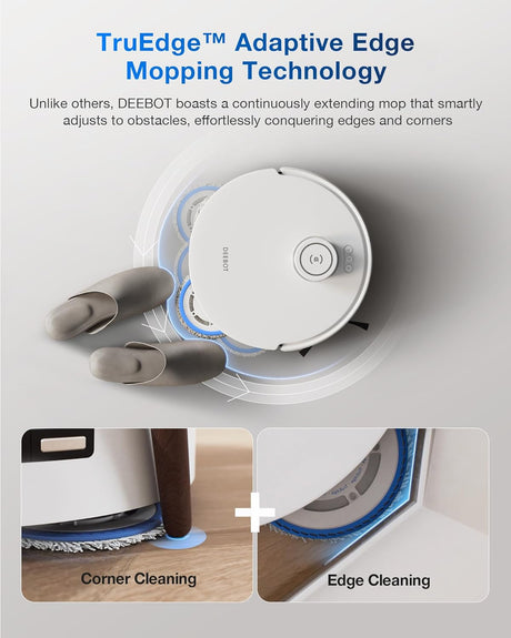 DEEBOT T30 PRO OMNI Robot Vacuum Cleaner - OMNI Station, 11000Pa Suction, 290min Runtime