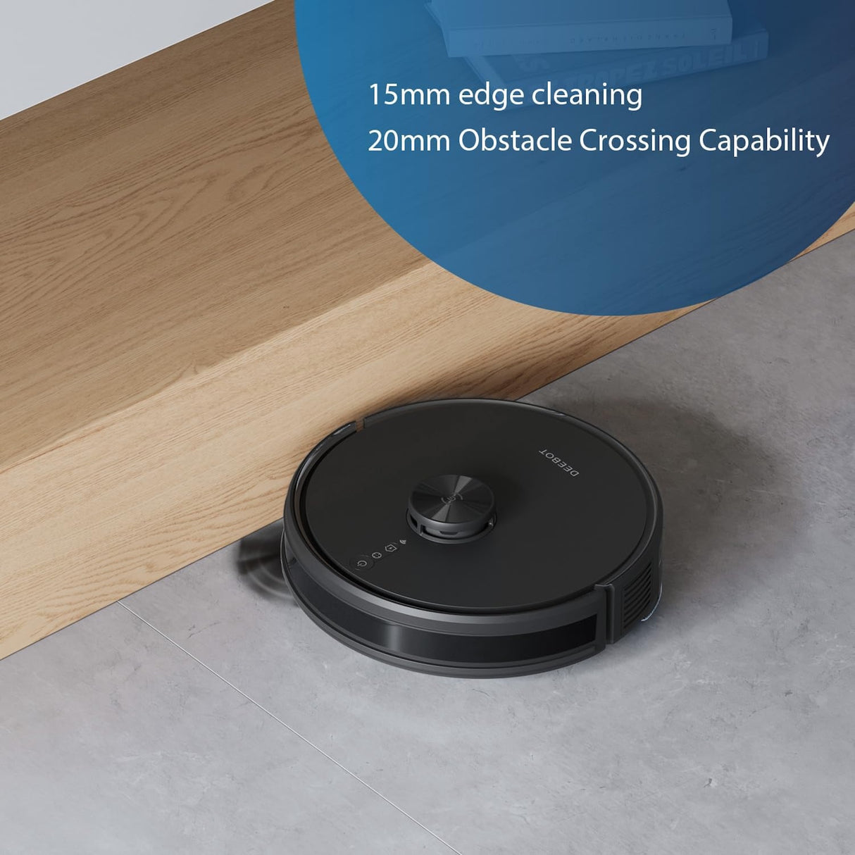 DEEBOT Y1 PRO PLUS Robot Vacuum Cleaner - 6500Pa Suction, 180min Runtime