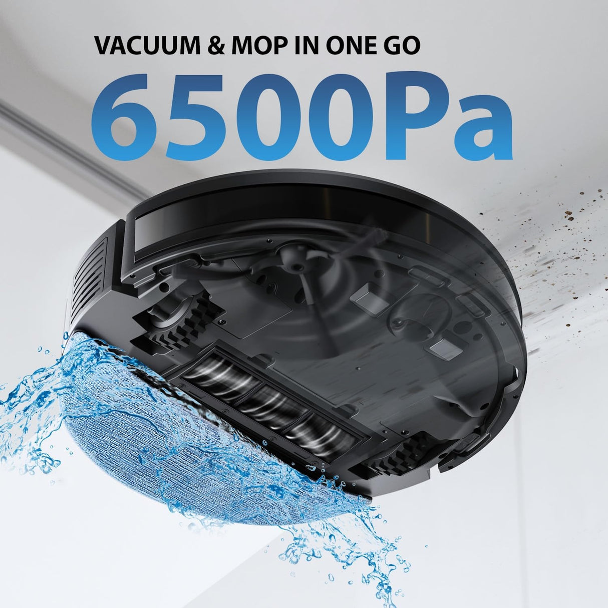 DEEBOT Y1 PRO PLUS Robot Vacuum Cleaner - 6500Pa Suction, 180min Runtime