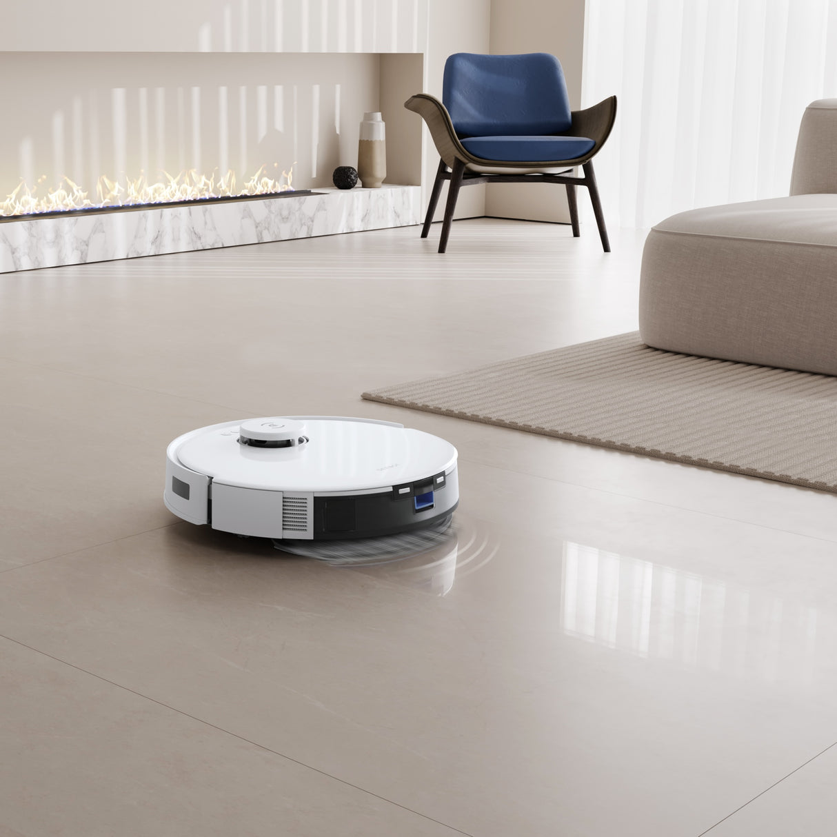 DEEBOT N20 PRO Robot Vacuum Cleaner - with OZMO PRO 2.0 Oscillating Mopping System, 8000Pa Suction, 300min Runtime