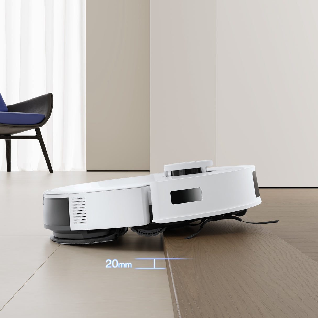 DEEBOT N20 PRO Robot Vacuum Cleaner - with OZMO PRO 2.0 Oscillating Mopping System, 8000Pa Suction, 300min Runtime