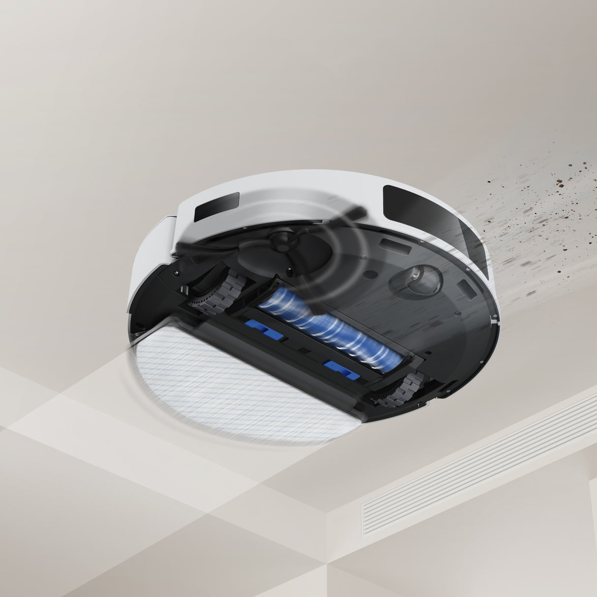 DEEBOT N20 PRO Robot Vacuum Cleaner - with OZMO PRO 2.0 Oscillating Mopping System, 8000Pa Suction, 300min Runtime