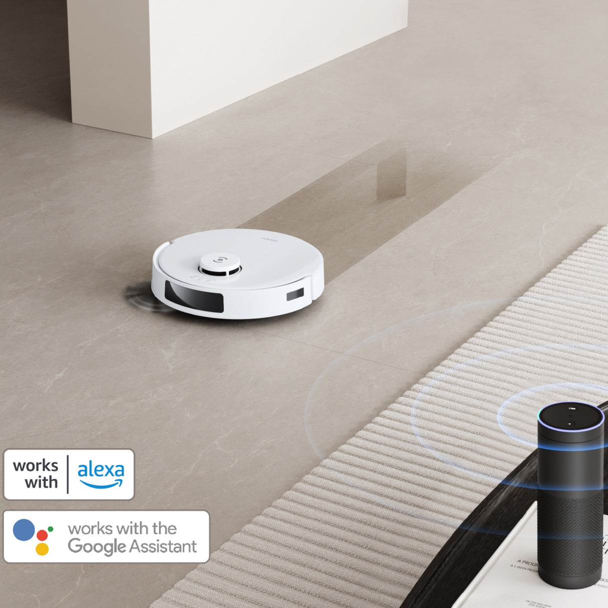 DEEBOT N20 PRO Robot Vacuum Cleaner - with OZMO PRO 2.0 Oscillating Mopping System, 8000Pa Suction, 300min Runtime