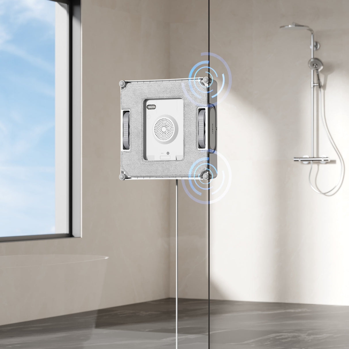 WINBOT W2 PRO OMNI Smart Window Cleaner - 110 Min Runtime, 5 500 Pa