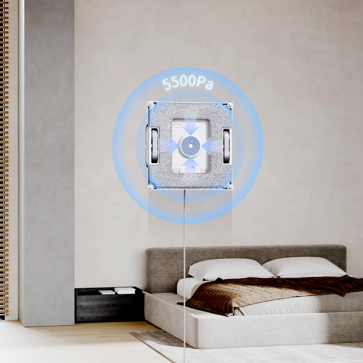 WINBOT W2 PRO OMNI Smart Window Cleaner - 110 Min Runtime, 5 500 Pa