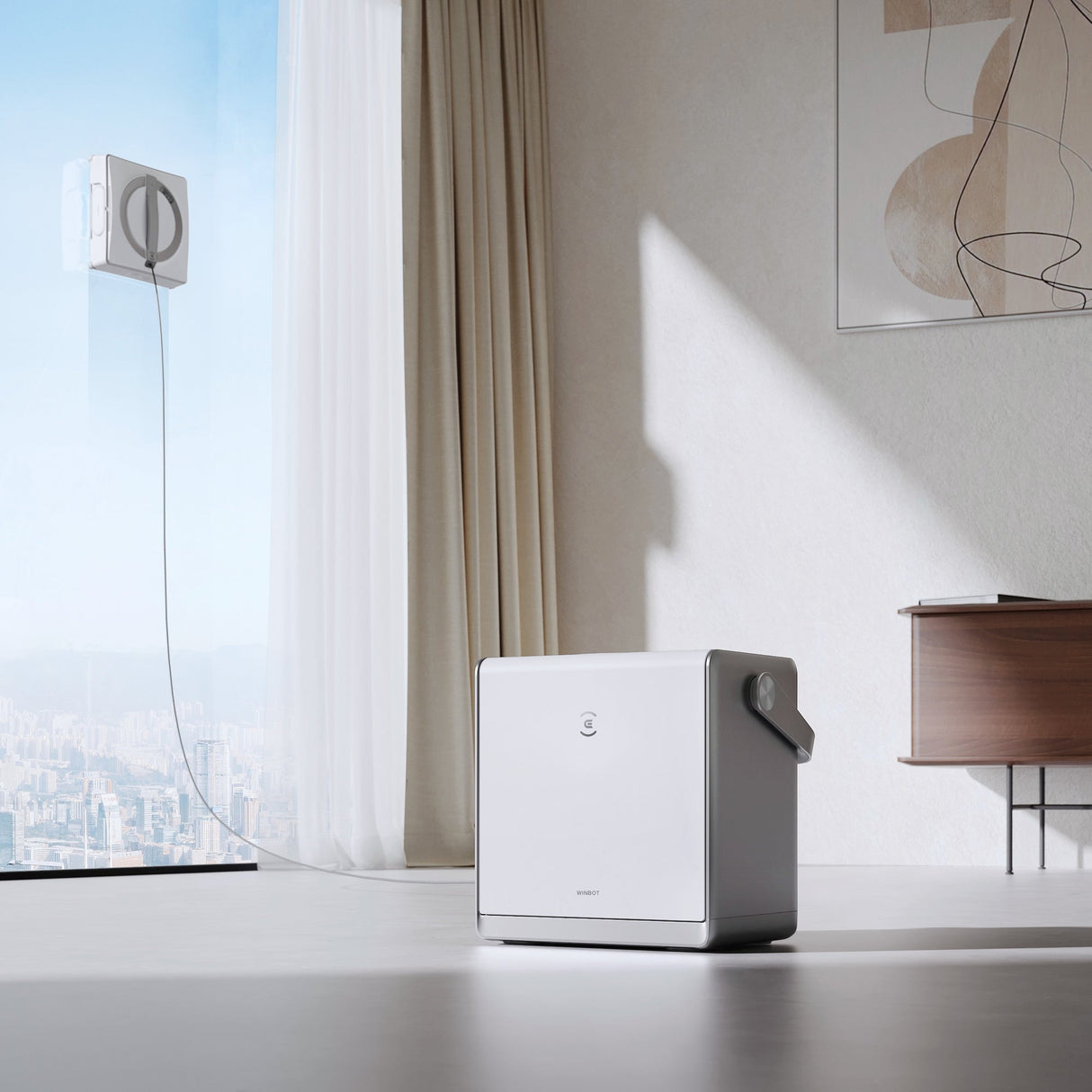 WINBOT W2 PRO OMNI Smart Window Cleaner - 110 Min Runtime, 5 500 Pa