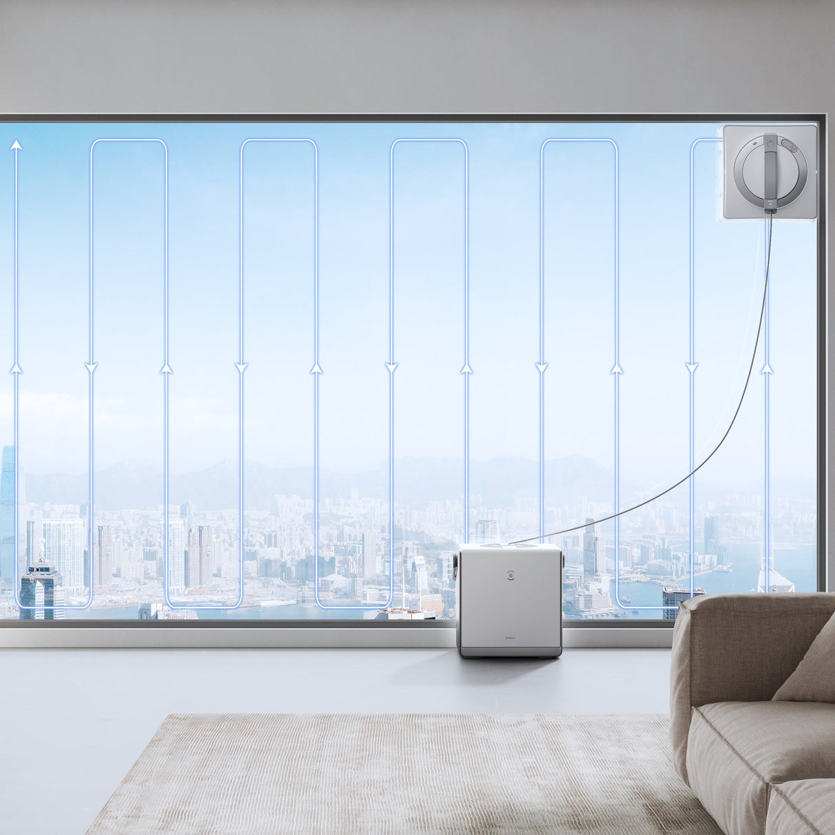 WINBOT W2 PRO OMNI Smart Window Cleaner - 110 Min Runtime, 5 500 Pa