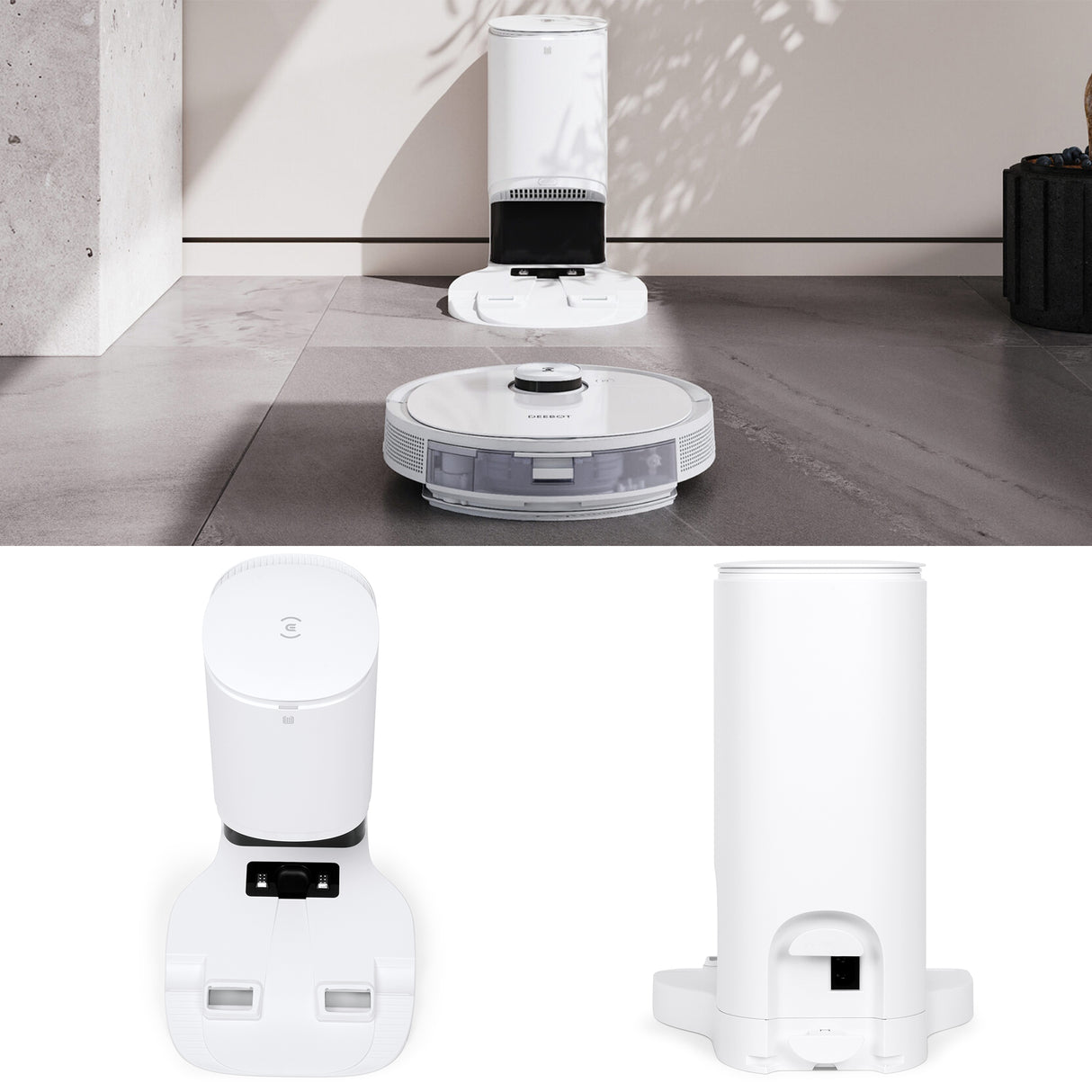 Auto-Empty Station for Deebot N10, N8 & T8 Family (2 Dust Bags Inc)
