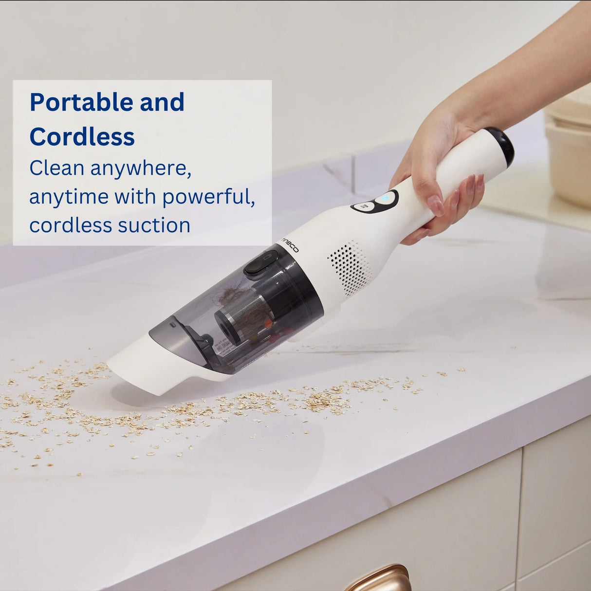 Go Mini Handheld Vacuum Cleaner - 20 Minute Runtime, Lightweight & Portable