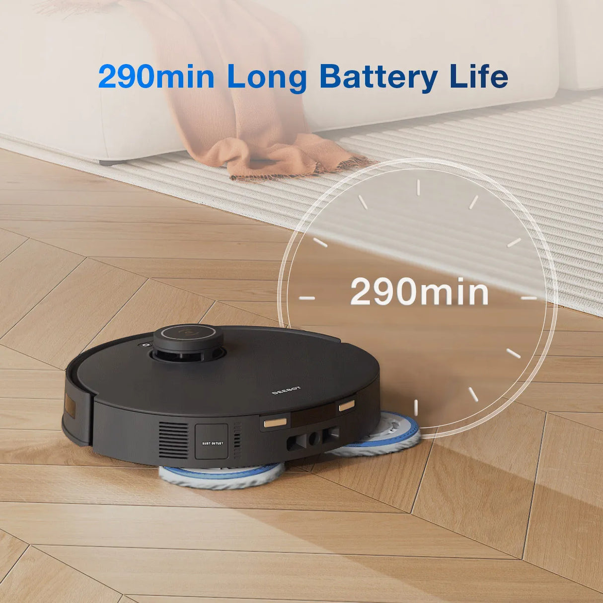 Ecovacs DEEBOT T30S PRO Robot Vacuum Cleaner and Mop