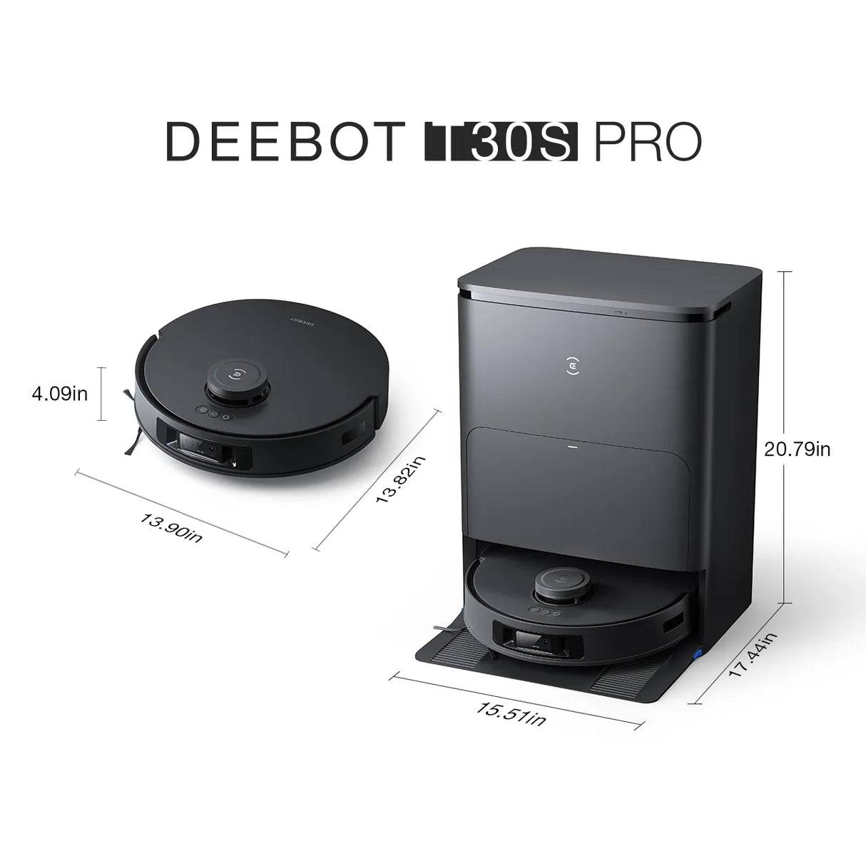Ecovacs DEEBOT T30S PRO Robot Vacuum Cleaner and Mop