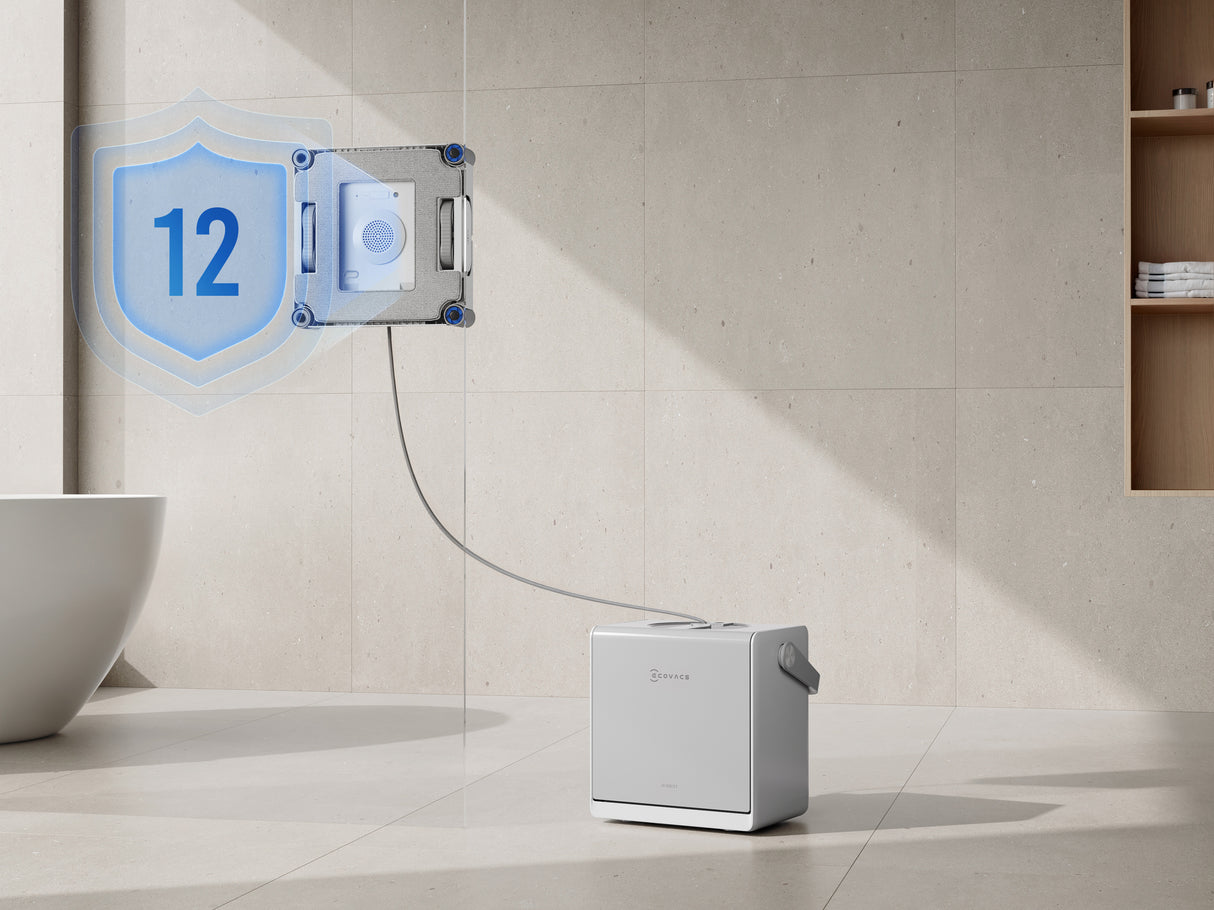 Ecovacs WINBOT W2S OMNI Smart Window Cleaner - 5500pa Suction, 110min Runtime