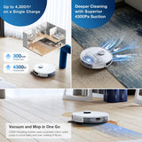 DEEBOT N10 Robot Vacuum Cleaner - 4300Pa, 330min Runtime, dToF  - UNBOXED DEAL