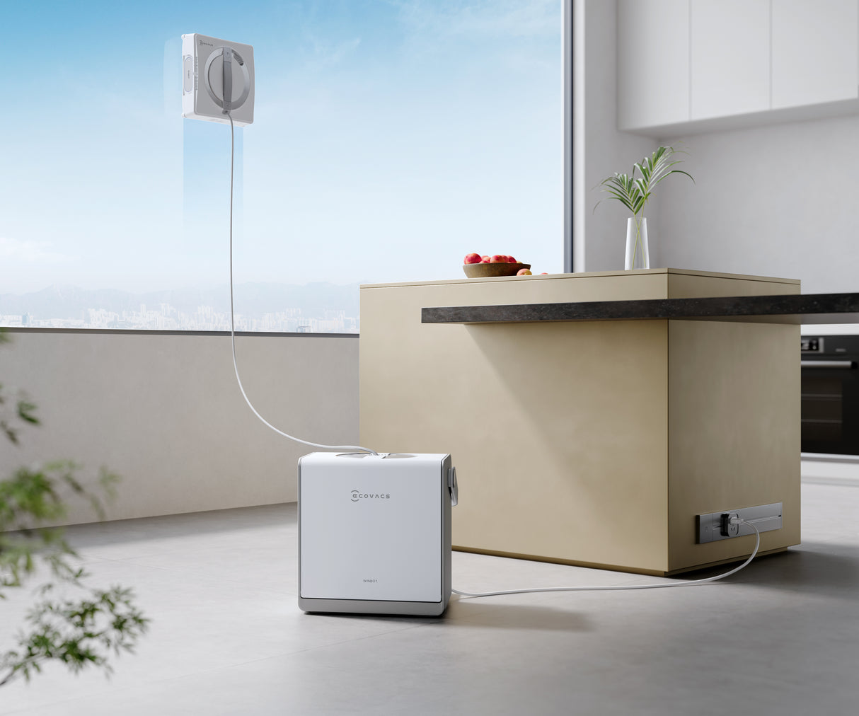 WINBOT W2 PRO OMNI Smart Window Cleaner - 110 Min Runtime, 5 500 Pa