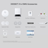 Deebot X1e OMNI Robot Vacuum Cleaner - 5000Pa, 260min Runtime - UNBOXED DEAL