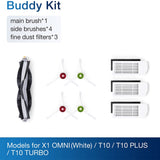 DEEBOT X1e OMNI/T10+ Buddy Kit - 5 Brush, 3 Filter/Sponge