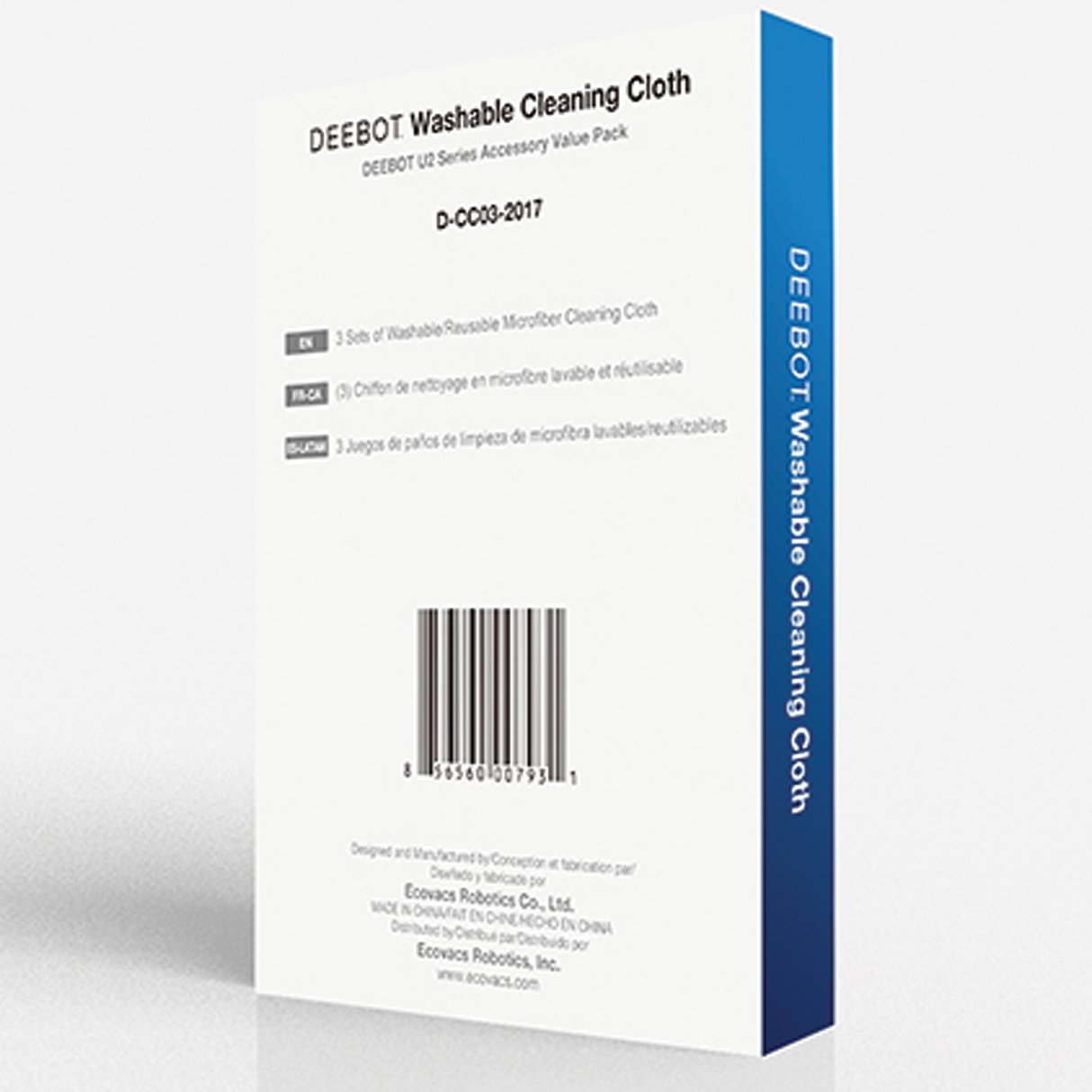 DEEBOT U2/U2 Pro Washable Cleaning Cloths - 3 Mopping Cloths
