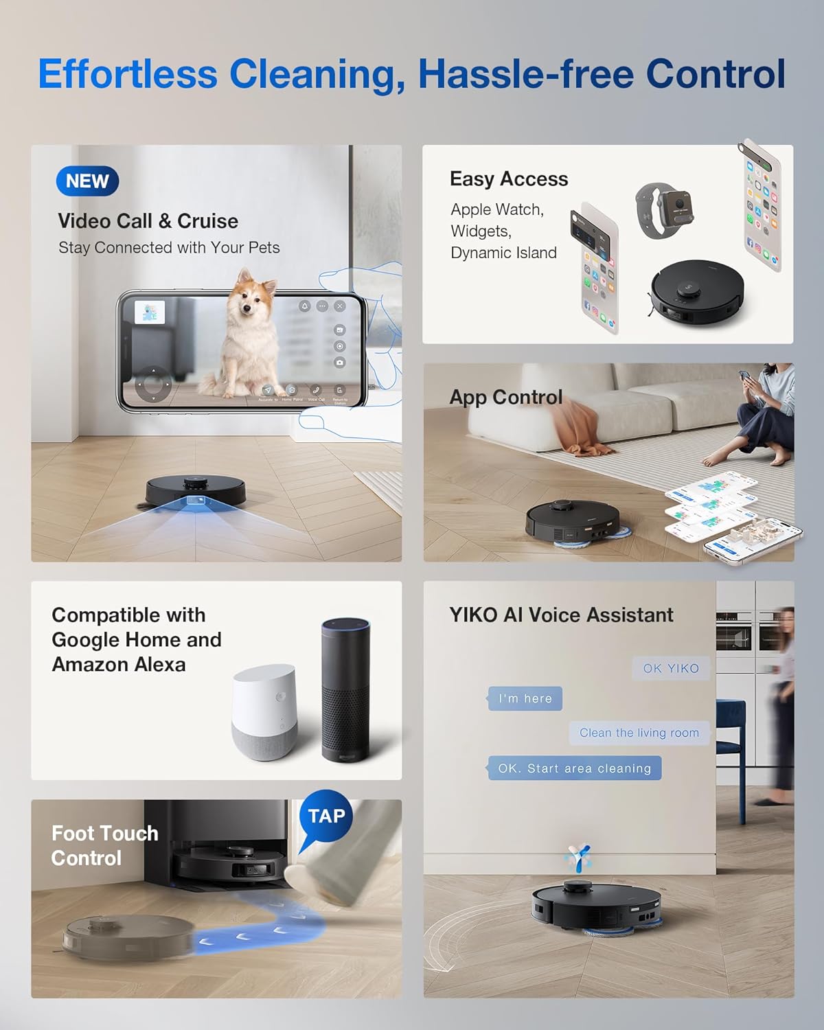 Ecovacs DEEBOT T30S PRO Robot Vacuum Cleaner and Mop