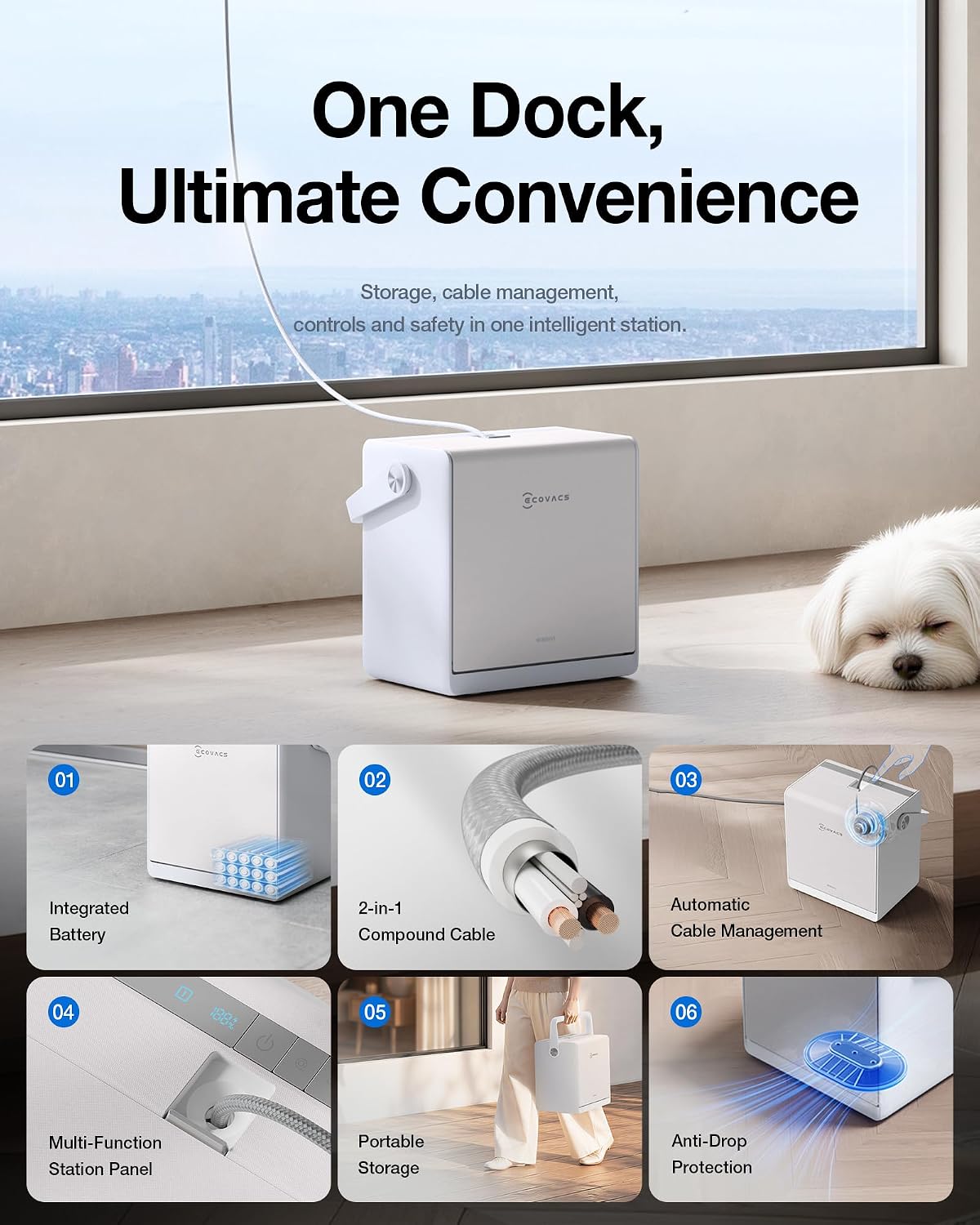 WINBOT W2S PRO OMNI Window Cleaning Robot - 10,000Pa Suction, 110min Runtime