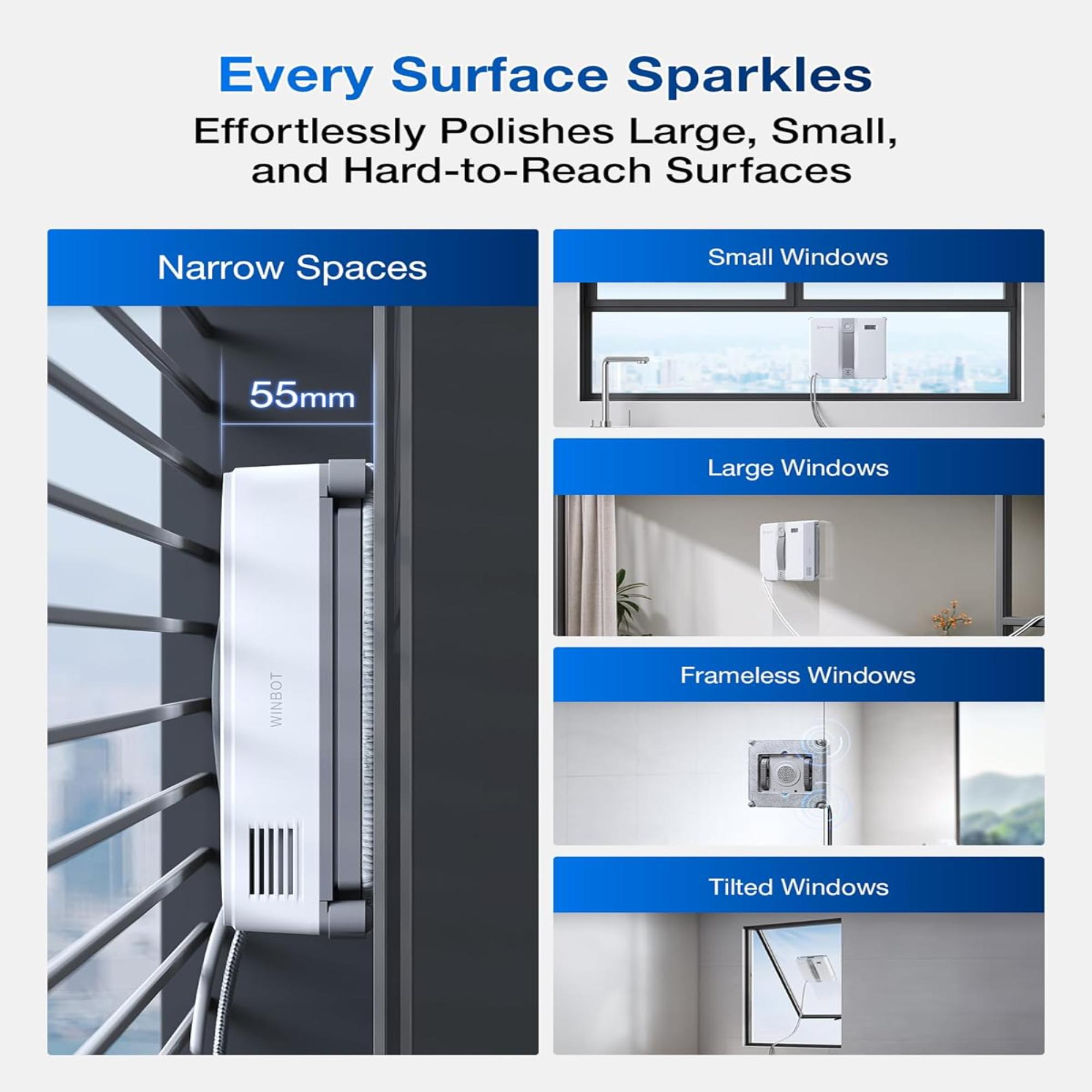 WINBOT MINI Automated Window Cleaner – Ecovacs South Africa