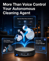 DEEBOT X12S OMNICYCLONE Wet Dry Vacuum Roller, OMNI Station, 22,000Pa