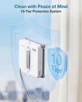 WINBOT mini 2 Automated Window Cleaner -  8000Pa Suction , 30-Minute Power-Off Protection