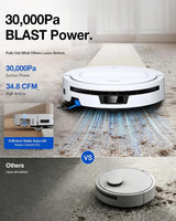 DEEBOT T90 MAX OMNI Robot Vacuum - 30,000Pa Suction,Up to 200 Min Runtime