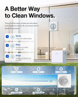 WINBOT W2S PRO OMNI Window Cleaning Robot - 10,000Pa Suction, 110min Runtime