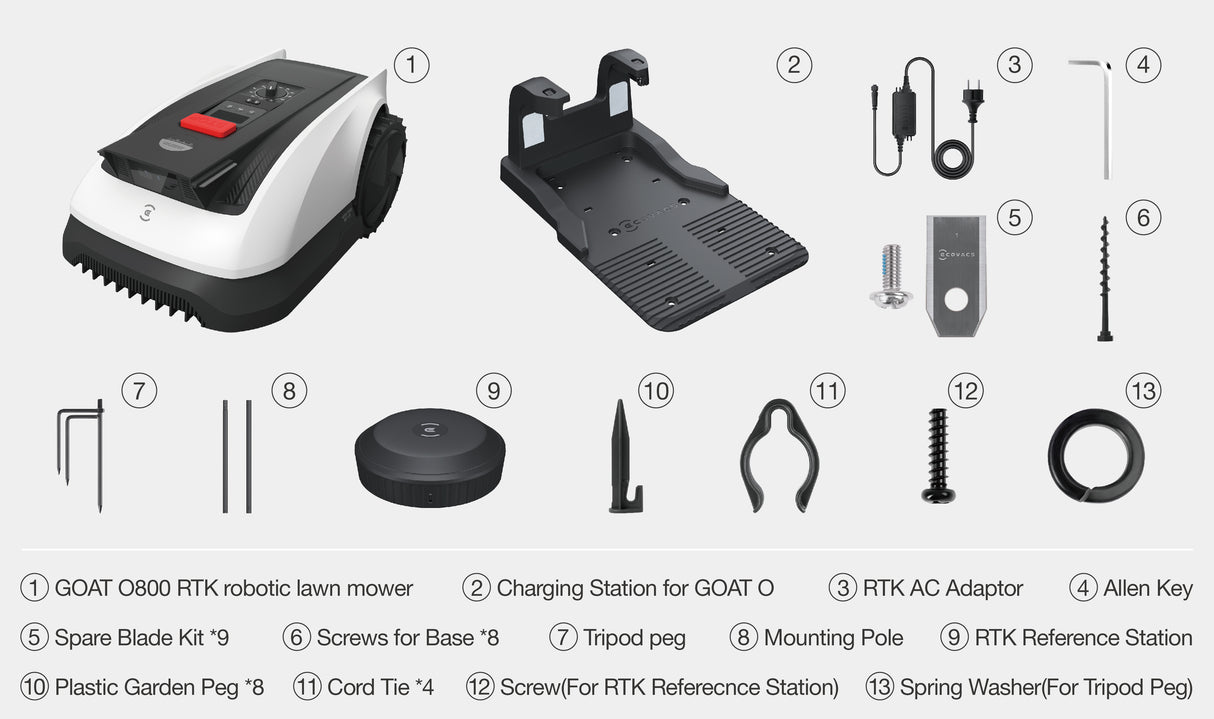 GOAT O800 RTK Robotic Lawn Mower