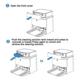 DEEBOT T30 OMNI/T30 PRO OMNI Cleaning Solution (350ml) for Automatic Water Refill/Drain Module