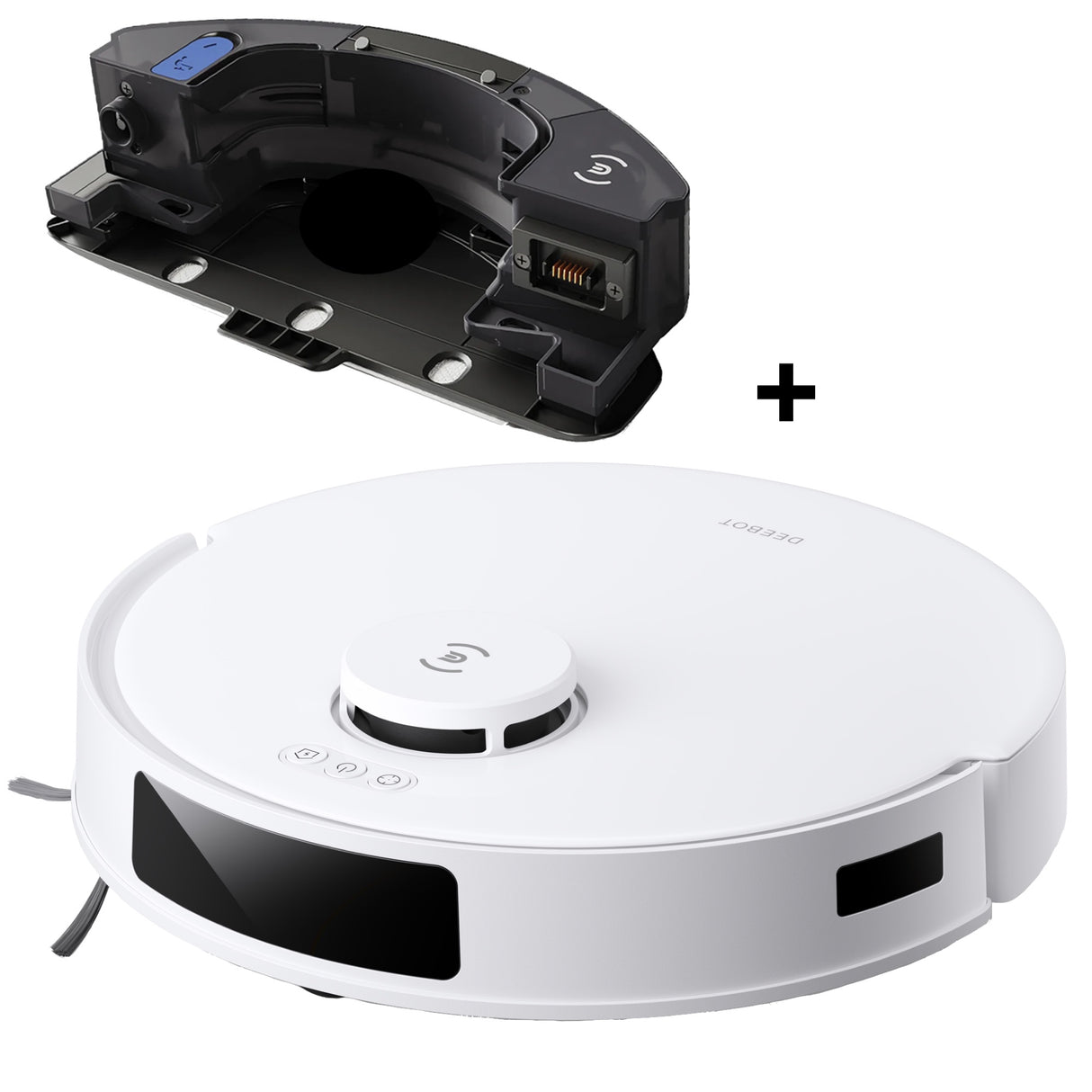 DEEBOT N20 PRO Robot Vacuum Cleaner - with OZMO PRO 2.0 Oscillating Mopping System, 8000Pa Suction, 300min Runtime