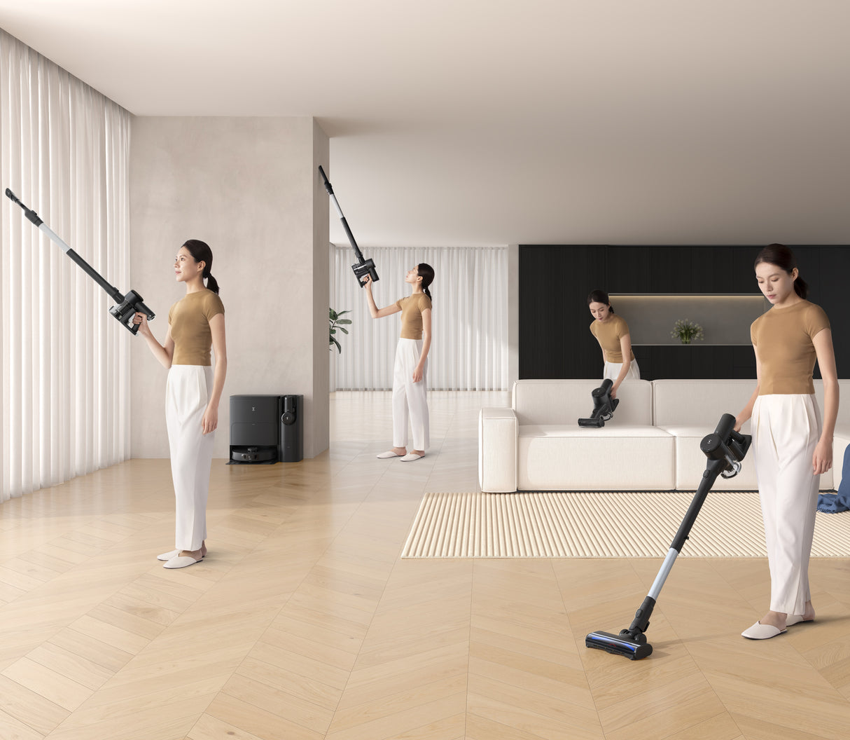 DEEBOT T30S COMBO COMPLETE Robot + Handheld Vacuum Stick & OMNI Station - 11000Pa, 290min Runtime