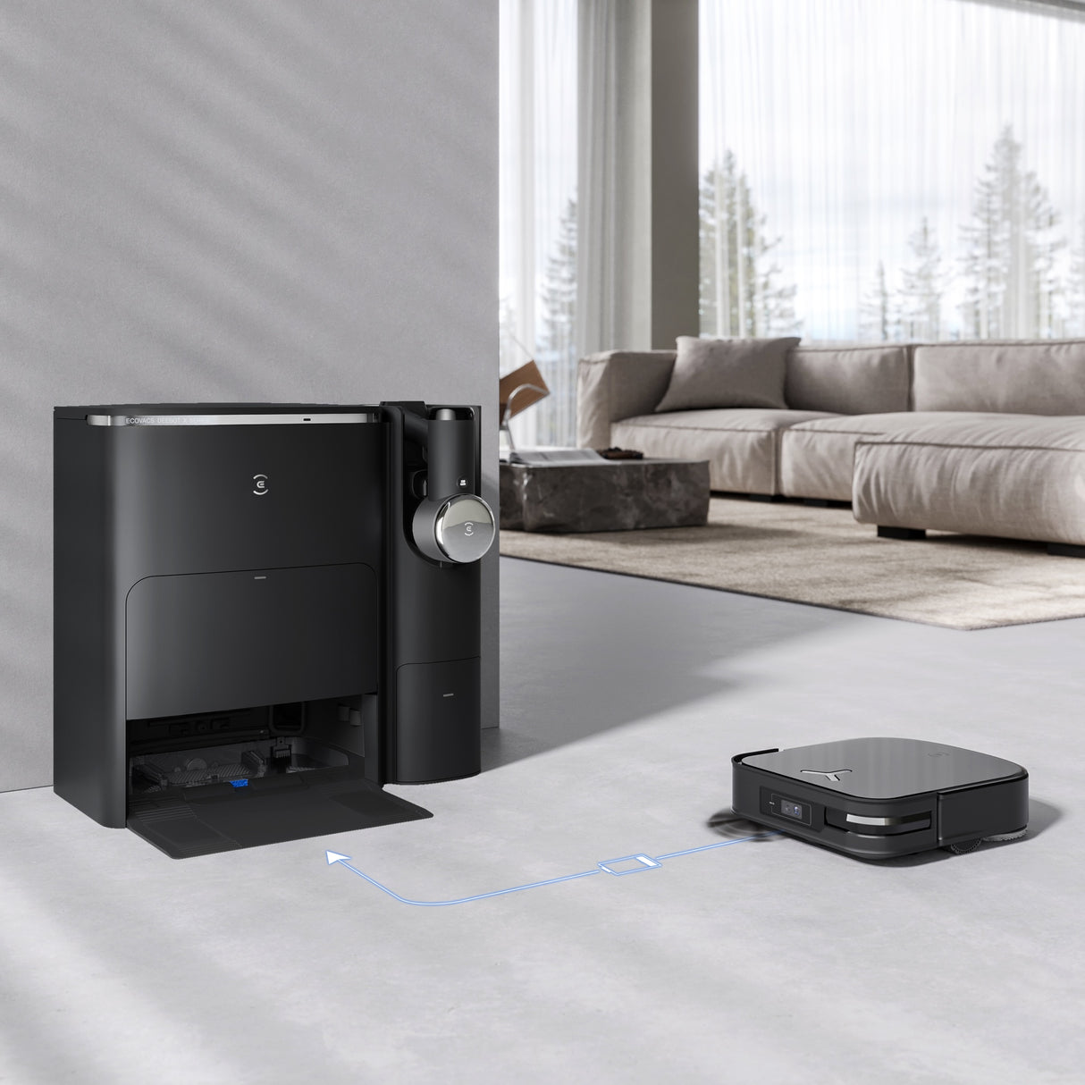 DEEBOT X2 COMBO Robot + Handheld Vacuum & OMNI Station - 8700Pa, 210min Runtime - UNBOXED DEAL