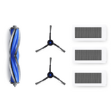 DEEBOT X5 PRO OMNI Buddy Kit - 4 Side Brushes, 1 Main Brush, 3 Filters