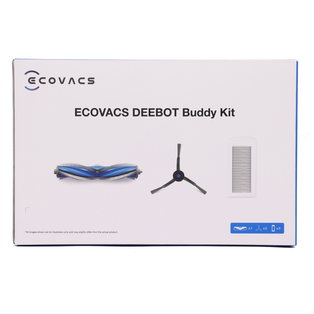 DEEBOT X5 PRO OMNI Buddy Kit - 4 Side Brushes, 1 Main Brush, 3 Filters