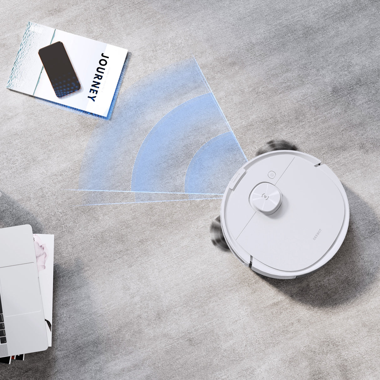 DEEBOT N8 PRO Robot Vacuum Cleaner - dToF LiDAR, 110min Runtime