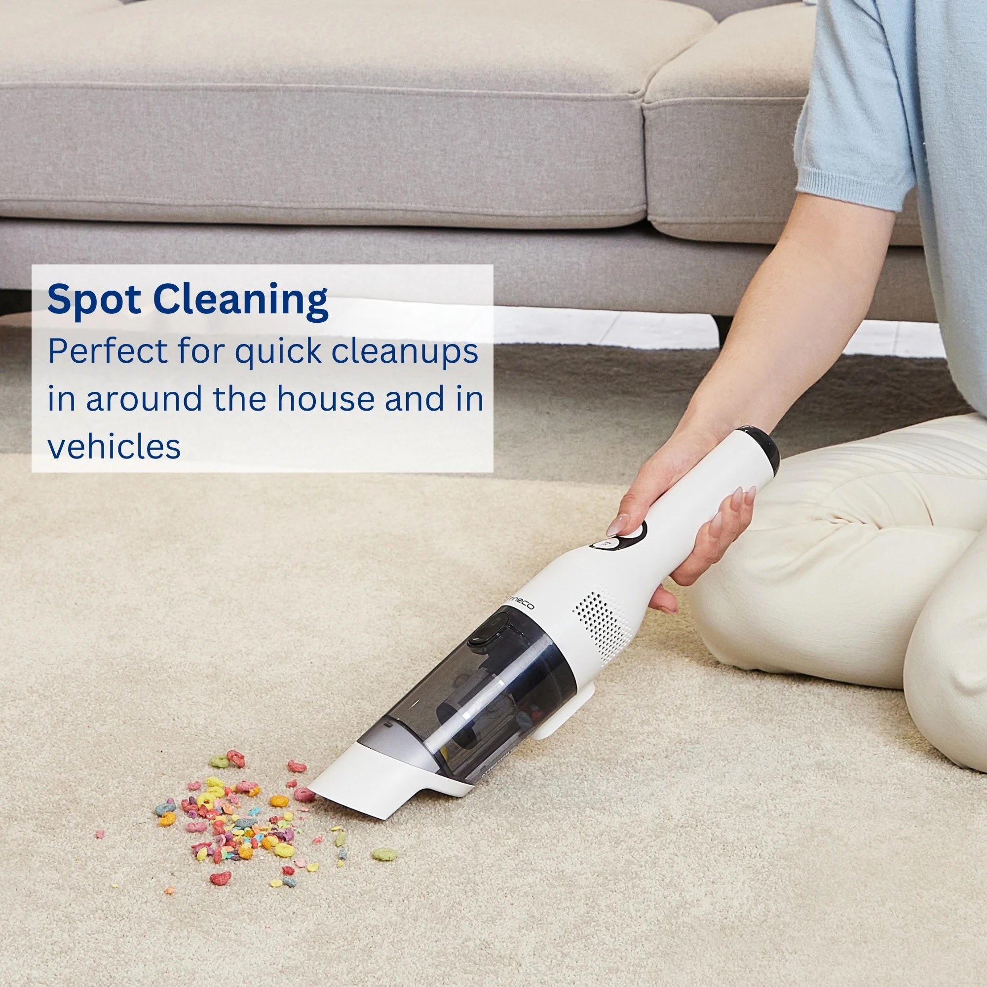 Go Mini Handheld Vacuum Cleaner - 20 Minute Runtime, Lightweight