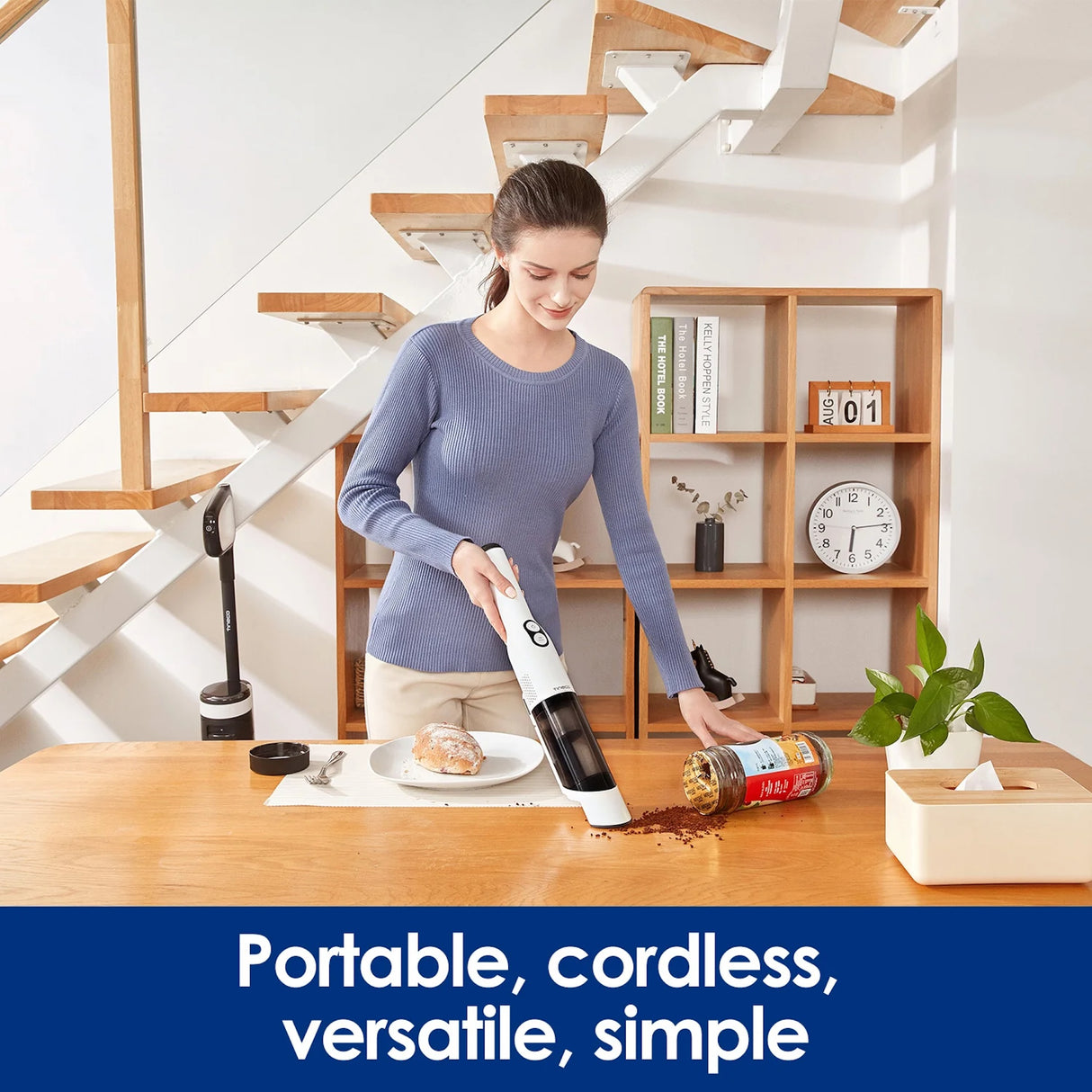 Go Mini Handheld Vacuum Cleaner - 20 Minute Runtime, Lightweight & Portable