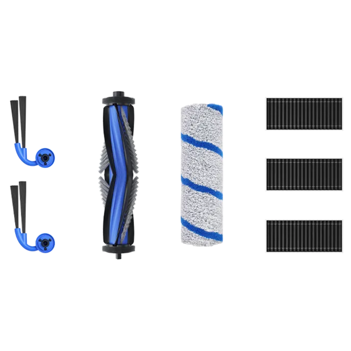 DEEBOT X11 OMNICYCLONE Buddy Kit with Roller Mop Replacement Kit - 1 Main Brush, 2 Side Brushes, 3 Antibacterial Filters, 1 Antibacterial Roller Mop